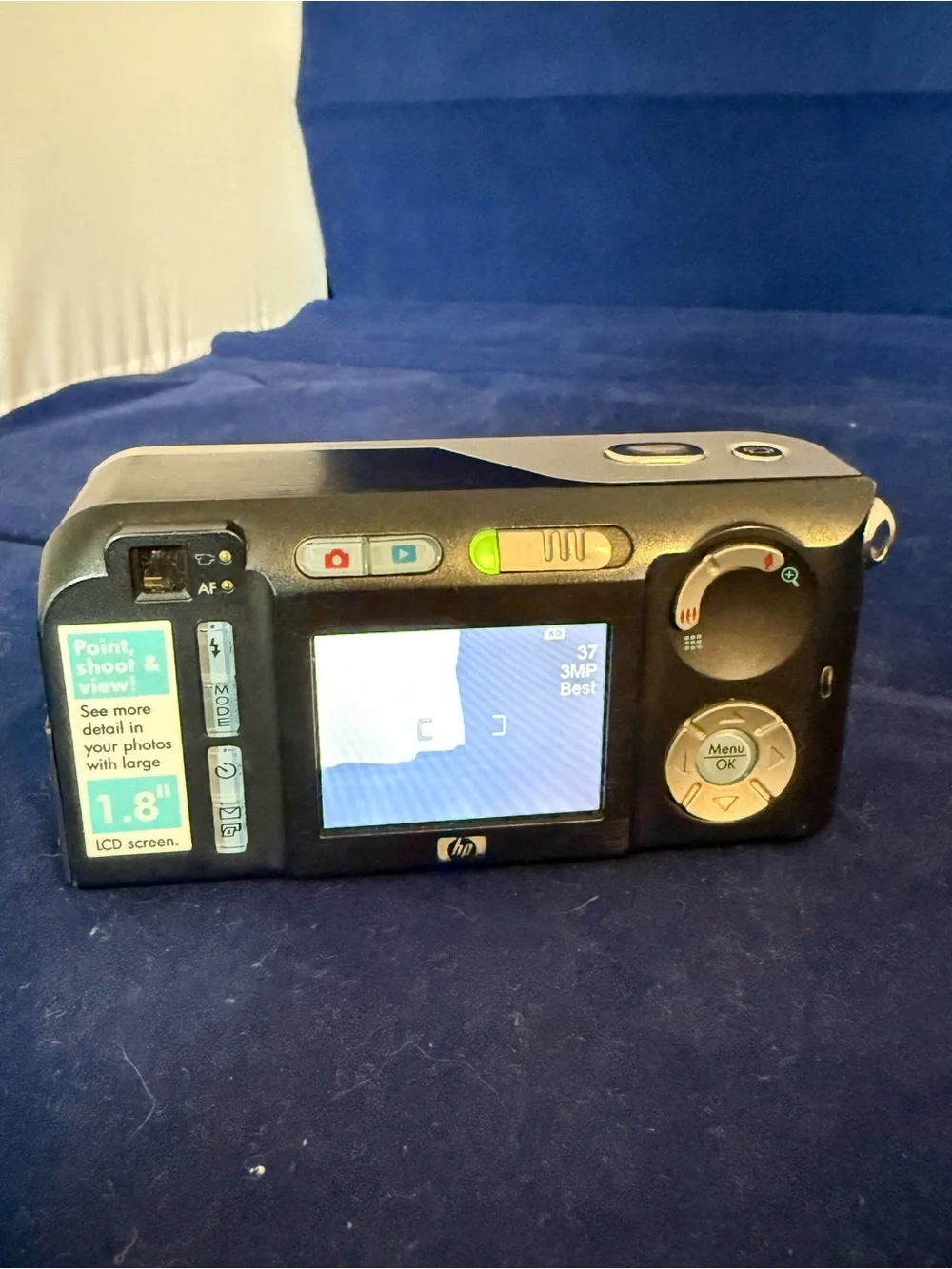 HP Silver Compact Digital Camera 3.2MP with 15x Zoom